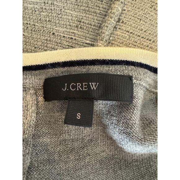 J.Crew 100% Merino Wool Sweater Vest Gray Women’s Size Small - Picture 3 of 4